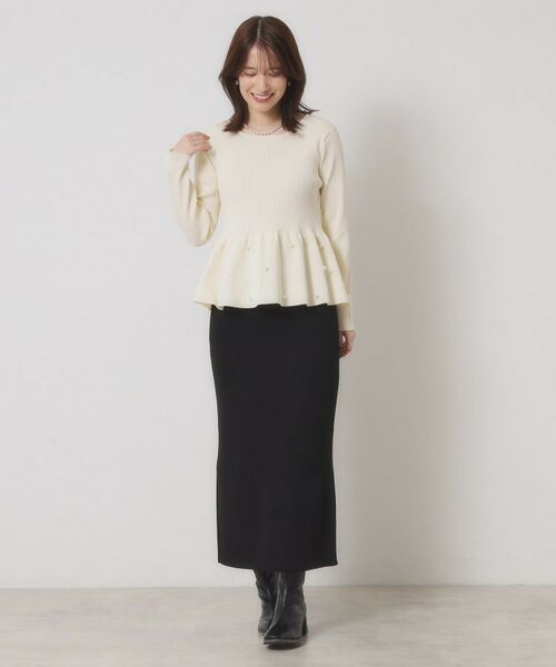 ITS'DEMO / イッツデモ ニット・セーター | 【手洗い可】ペプラムニット | 詳細3