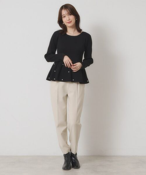 ITS'DEMO / イッツデモ ニット・セーター | 【手洗い可】ペプラムニット | 詳細6