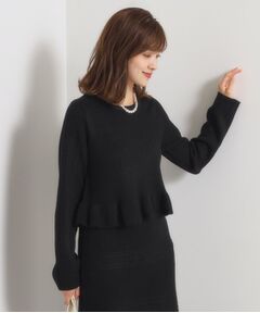 ITS'DEMO / イッツデモ ニット・セーター | 【手洗い可／セットアップ可】柄編みニットプルオーバー