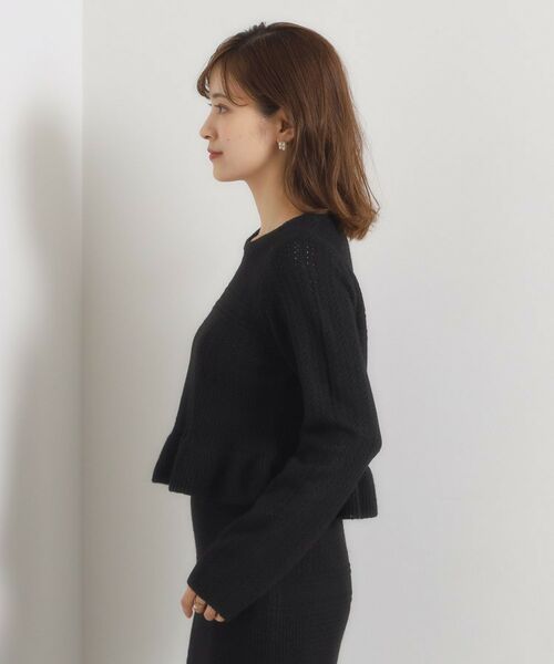 ITS'DEMO / イッツデモ ニット・セーター | 【手洗い可／セットアップ可】柄編みニットプルオーバー | 詳細10