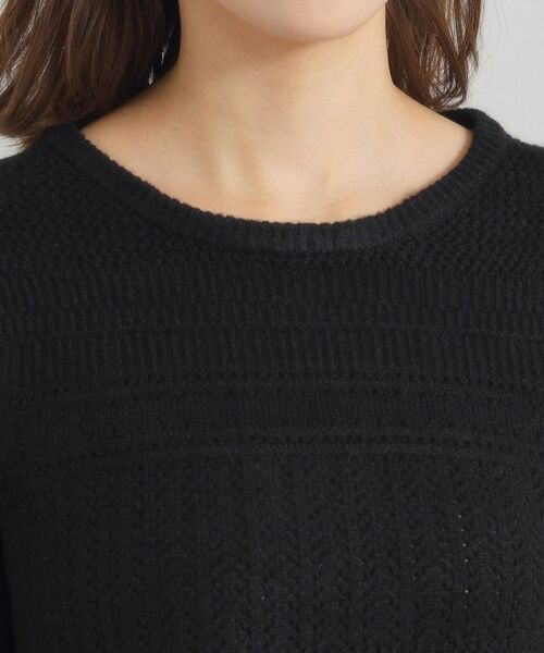 ITS'DEMO / イッツデモ ニット・セーター | 【手洗い可／セットアップ可】柄編みニットプルオーバー | 詳細12