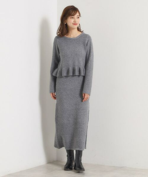 ITS'DEMO / イッツデモ ニット・セーター | 【手洗い可／セットアップ可】柄編みニットプルオーバー | 詳細2