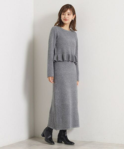 ITS'DEMO / イッツデモ ニット・セーター | 【手洗い可／セットアップ可】柄編みニットプルオーバー | 詳細3