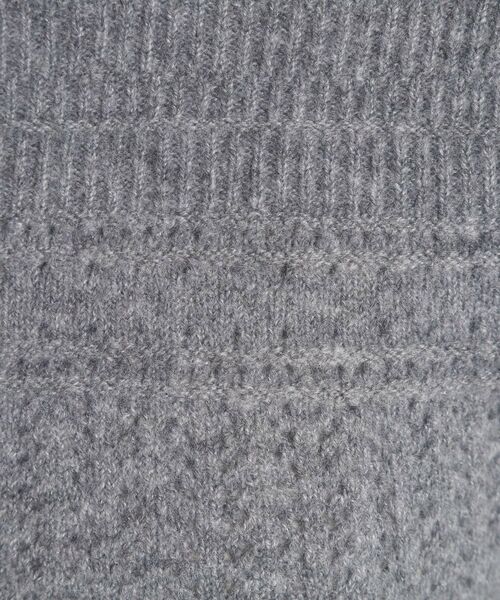 ITS'DEMO / イッツデモ ニット・セーター | 【手洗い可／セットアップ可】柄編みニットプルオーバー | 詳細4