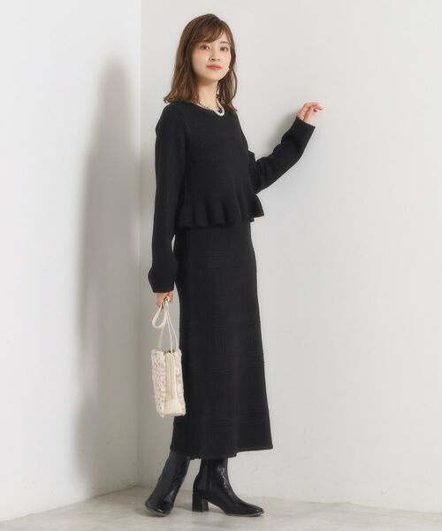 ITS'DEMO / イッツデモ ニット・セーター | 【手洗い可／セットアップ可】柄編みニットプルオーバー | 詳細7