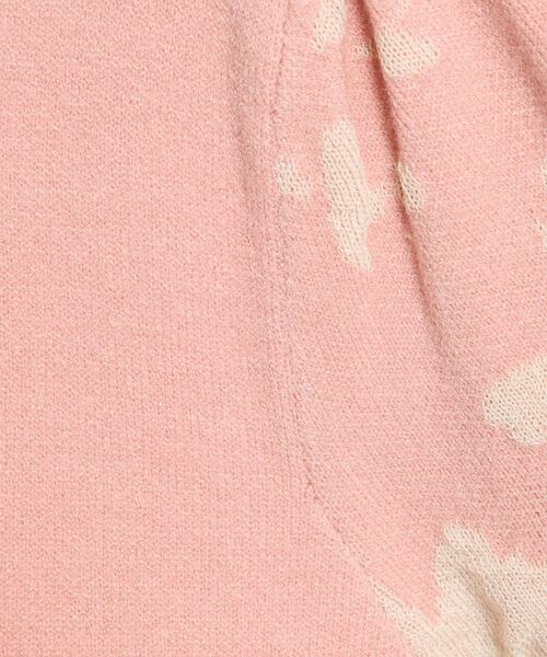 ITS'DEMO / イッツデモ ニット・セーター | 【手洗い可】花柄ジャカード袖ニット | 詳細16