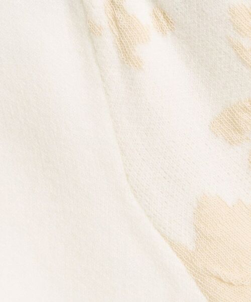 ITS'DEMO / イッツデモ ニット・セーター | 【手洗い可】花柄ジャカード袖ニット | 詳細4