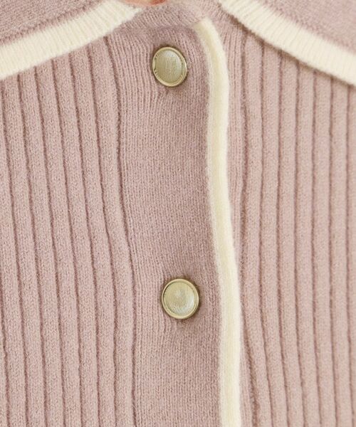 ITS'DEMO / イッツデモ ニット・セーター | 【手洗い可】配色衿リブニット | 詳細12