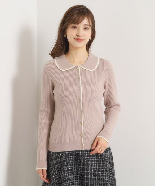 ITS'DEMO / イッツデモ ニット・セーター | 【手洗い可】配色衿リブニット | 詳細13