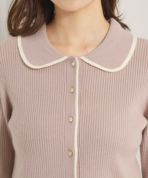 ITS'DEMO / イッツデモ ニット・セーター | 【手洗い可】配色衿リブニット | 詳細16