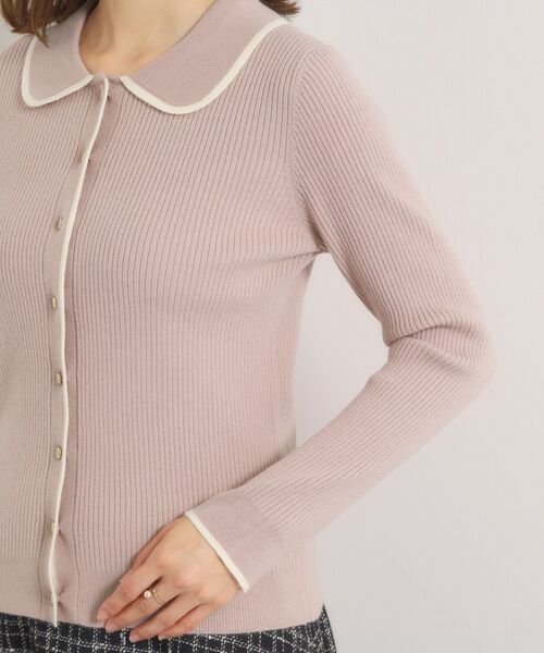 ITS'DEMO / イッツデモ ニット・セーター | 【手洗い可】配色衿リブニット | 詳細17