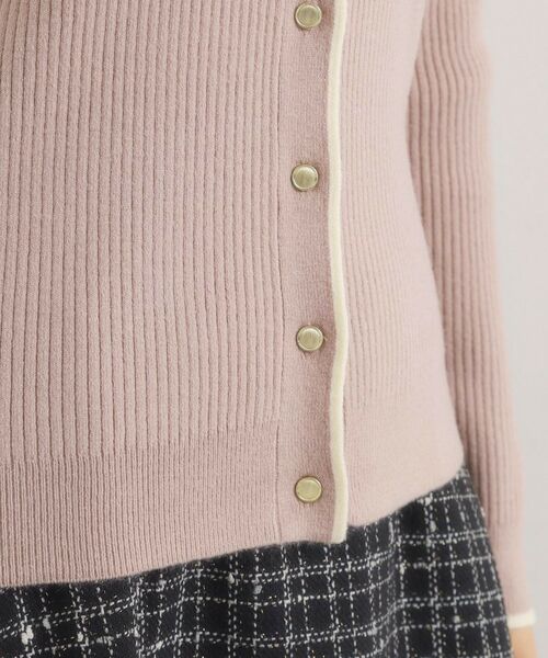 ITS'DEMO / イッツデモ ニット・セーター | 【手洗い可】配色衿リブニット | 詳細18