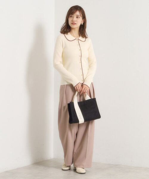 ITS'DEMO / イッツデモ ニット・セーター | 【手洗い可】配色衿リブニット | 詳細2