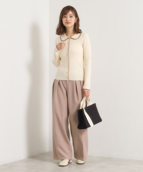 ITS'DEMO / イッツデモ ニット・セーター | 【手洗い可】配色衿リブニット | 詳細3