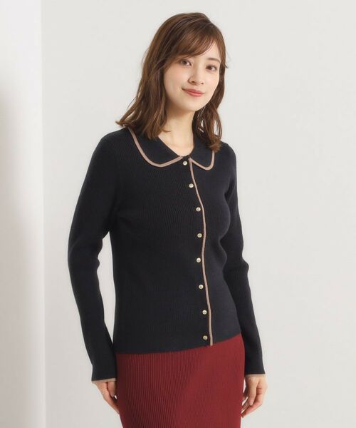 ITS'DEMO / イッツデモ ニット・セーター | 【手洗い可】配色衿リブニット | 詳細5