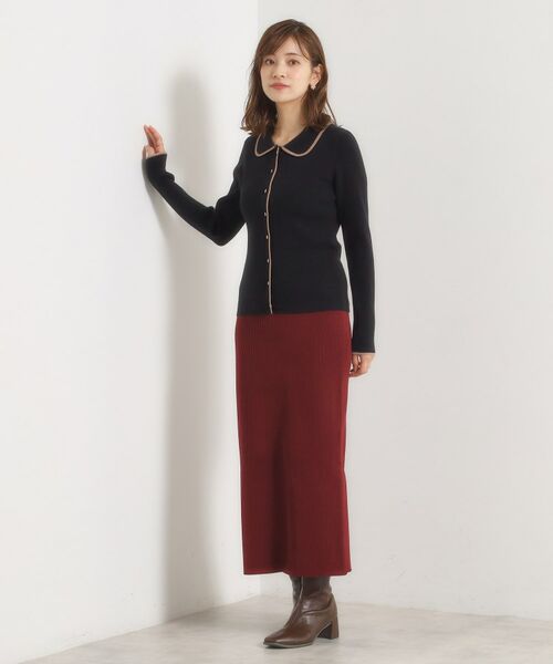 ITS'DEMO / イッツデモ ニット・セーター | 【手洗い可】配色衿リブニット | 詳細7