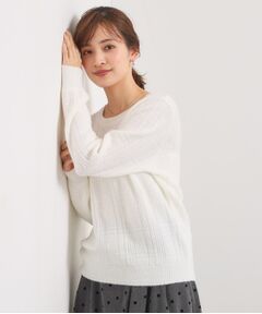 ITS'DEMO / イッツデモ ニット・セーター | 【手洗い可】ラメチェックニット