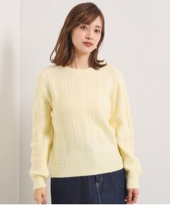 ITS'DEMO / イッツデモ ニット・セーター | 【手洗い可】ラメチェックニット