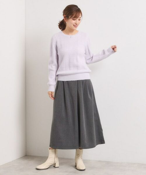 ITS'DEMO / イッツデモ ニット・セーター | 【手洗い可】ラメチェックニット | 詳細13