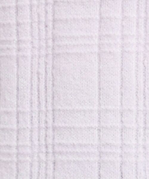 ITS'DEMO / イッツデモ ニット・セーター | 【手洗い可】ラメチェックニット | 詳細14