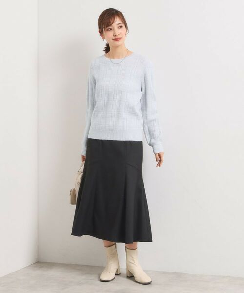 ITS'DEMO / イッツデモ ニット・セーター | 【手洗い可】ラメチェックニット | 詳細17