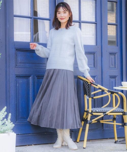 ITS'DEMO / イッツデモ ニット・セーター | 【手洗い可】ラメチェックニット | 詳細2