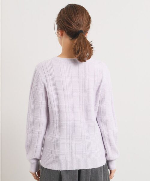 ITS'DEMO / イッツデモ ニット・セーター | 【手洗い可】ラメチェックニット | 詳細21