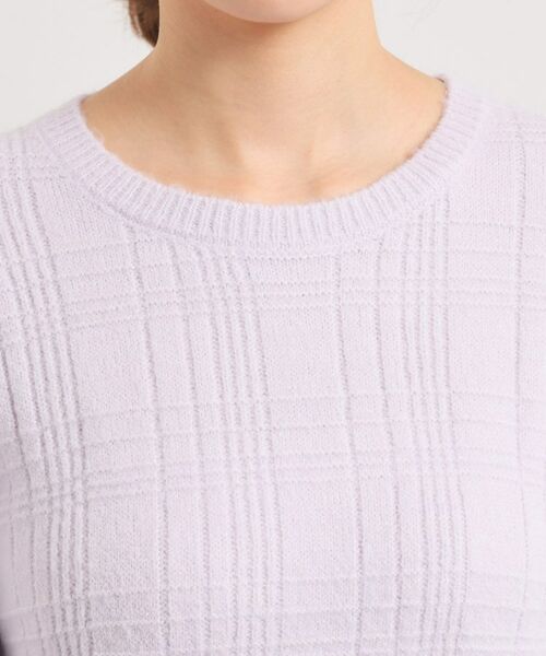 ITS'DEMO / イッツデモ ニット・セーター | 【手洗い可】ラメチェックニット | 詳細22