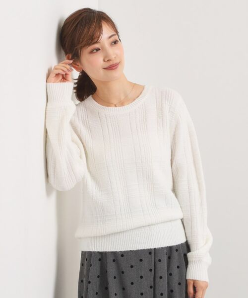 ITS'DEMO / イッツデモ ニット・セーター | 【手洗い可】ラメチェックニット | 詳細3