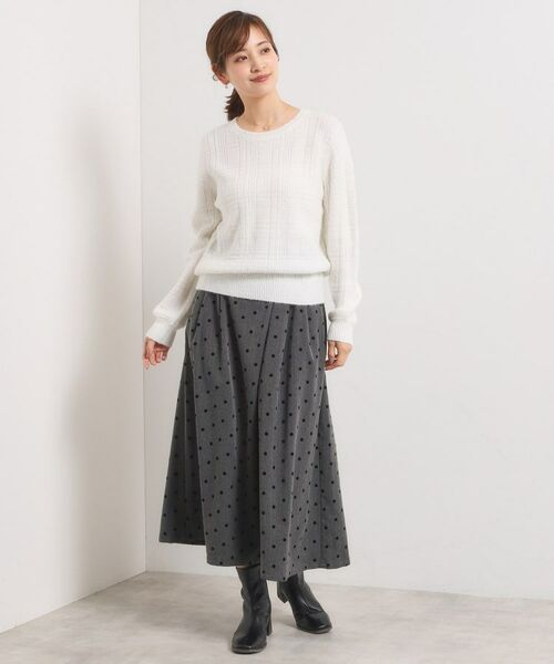 ITS'DEMO / イッツデモ ニット・セーター | 【手洗い可】ラメチェックニット | 詳細5