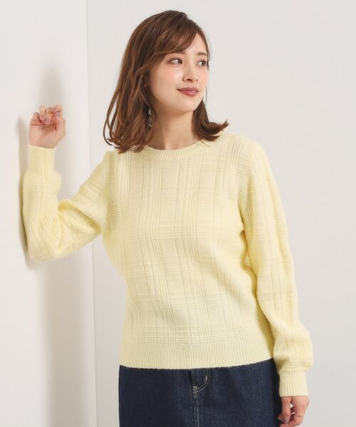 ITS'DEMO / イッツデモ ニット・セーター | 【手洗い可】ラメチェックニット | 詳細7