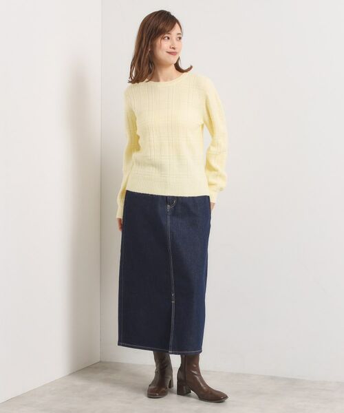 ITS'DEMO / イッツデモ ニット・セーター | 【手洗い可】ラメチェックニット | 詳細8