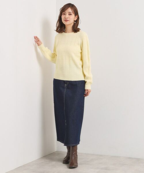 ITS'DEMO / イッツデモ ニット・セーター | 【手洗い可】ラメチェックニット | 詳細9