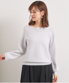 ITS'DEMO / イッツデモ ニット・セーター | 【手洗い可】バックパール調ラメニット