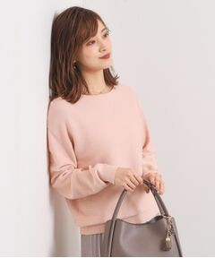 ITS'DEMO / イッツデモ ニット・セーター | 【手洗い可】バックパール調ラメニット