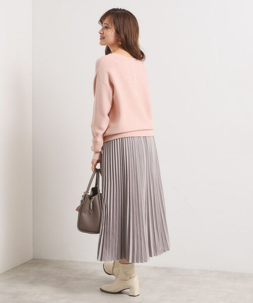 ITS'DEMO / イッツデモ ニット・セーター | 【手洗い可】バックパール調ラメニット | 詳細13