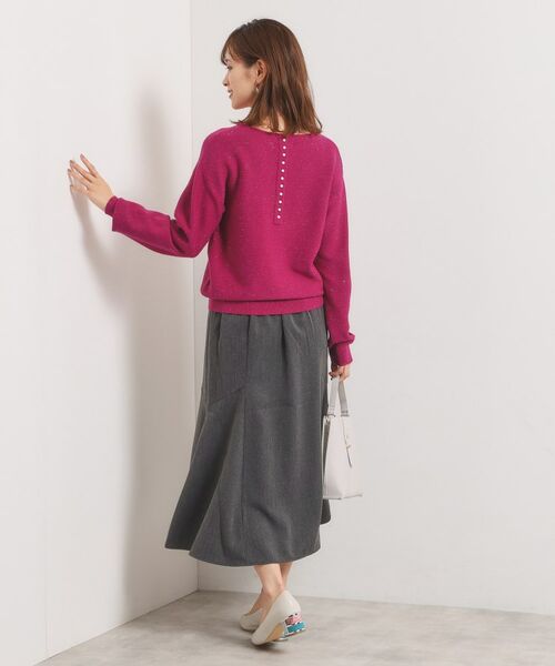 ITS'DEMO / イッツデモ ニット・セーター | 【手洗い可】バックパール調ラメニット | 詳細17