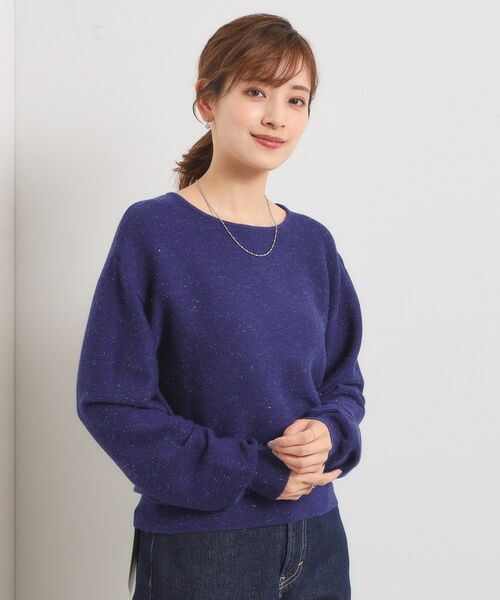 ITS'DEMO / イッツデモ ニット・セーター | 【手洗い可】バックパール調ラメニット | 詳細20