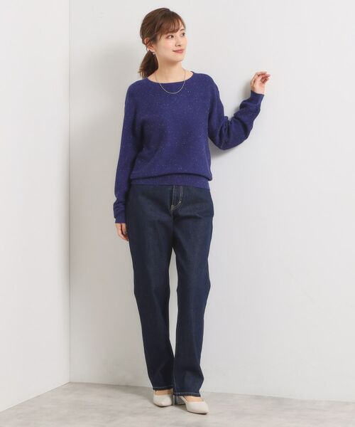 ITS'DEMO / イッツデモ ニット・セーター | 【手洗い可】バックパール調ラメニット | 詳細21