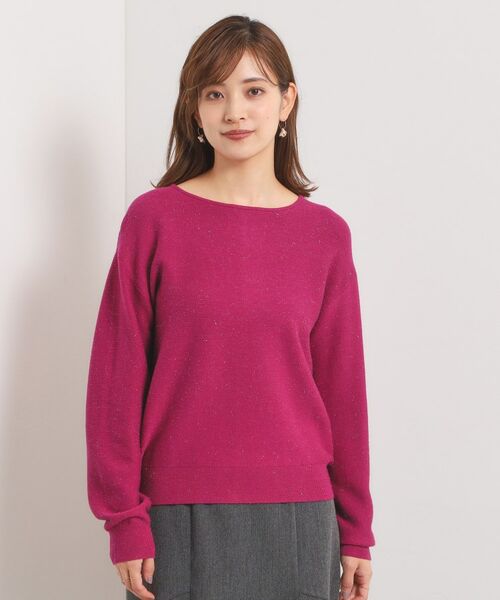 ITS'DEMO / イッツデモ ニット・セーター | 【手洗い可】バックパール調ラメニット | 詳細23