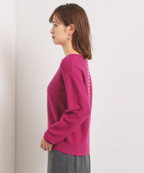 ITS'DEMO / イッツデモ ニット・セーター | 【手洗い可】バックパール調ラメニット | 詳細24