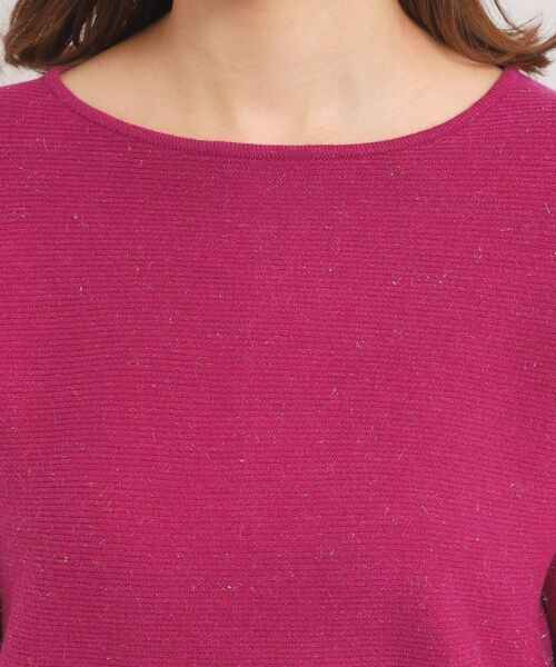 ITS'DEMO / イッツデモ ニット・セーター | 【手洗い可】バックパール調ラメニット | 詳細26