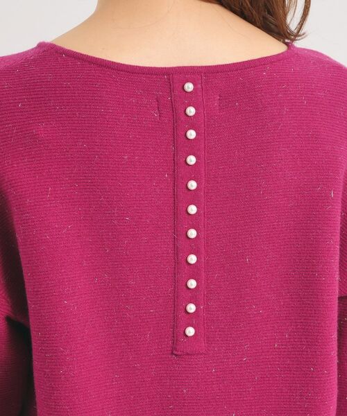 ITS'DEMO / イッツデモ ニット・セーター | 【手洗い可】バックパール調ラメニット | 詳細27