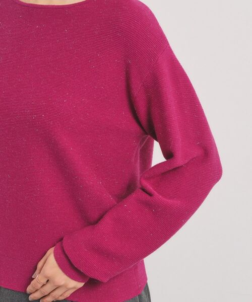 ITS'DEMO / イッツデモ ニット・セーター | 【手洗い可】バックパール調ラメニット | 詳細28