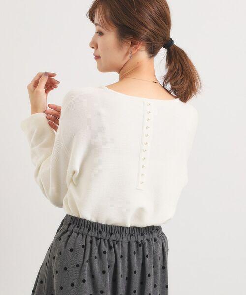 ITS'DEMO / イッツデモ ニット・セーター | 【手洗い可】バックパール調ラメニット | 詳細3