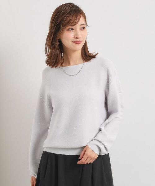 ITS'DEMO / イッツデモ ニット・セーター | 【手洗い可】バックパール調ラメニット | 詳細8