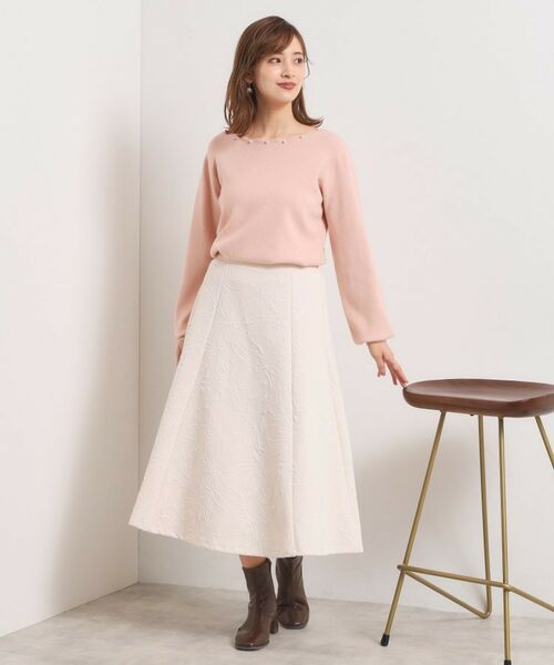 ITS'DEMO / イッツデモ ニット・セーター | 【手洗い可】スカラップパール調ラメニット | 詳細13