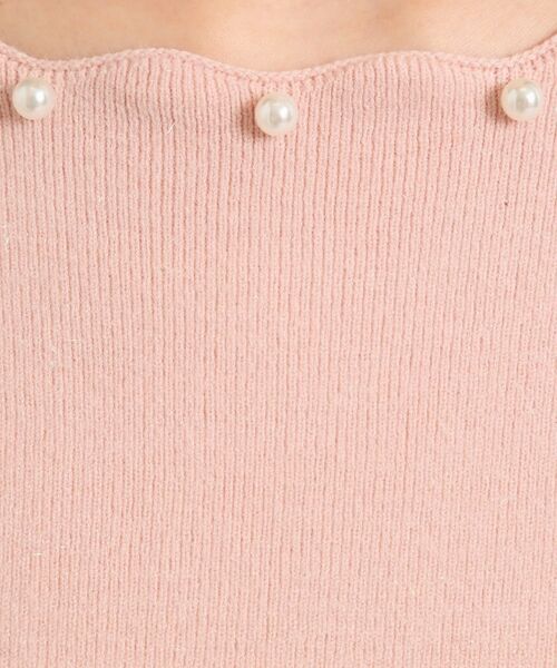 ITS'DEMO / イッツデモ ニット・セーター | 【手洗い可】スカラップパール調ラメニット | 詳細14
