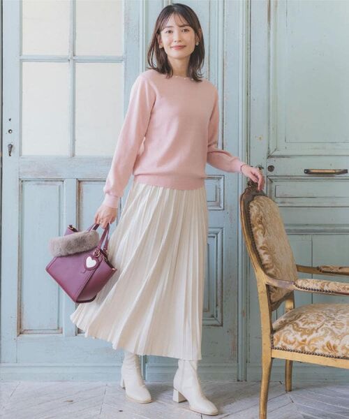 ITS'DEMO / イッツデモ ニット・セーター | 【手洗い可】スカラップパール調ラメニット | 詳細2