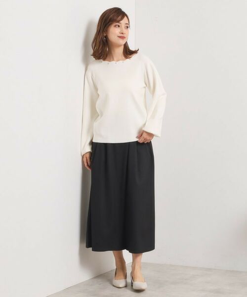 ITS'DEMO / イッツデモ ニット・セーター | 【手洗い可】スカラップパール調ラメニット | 詳細5